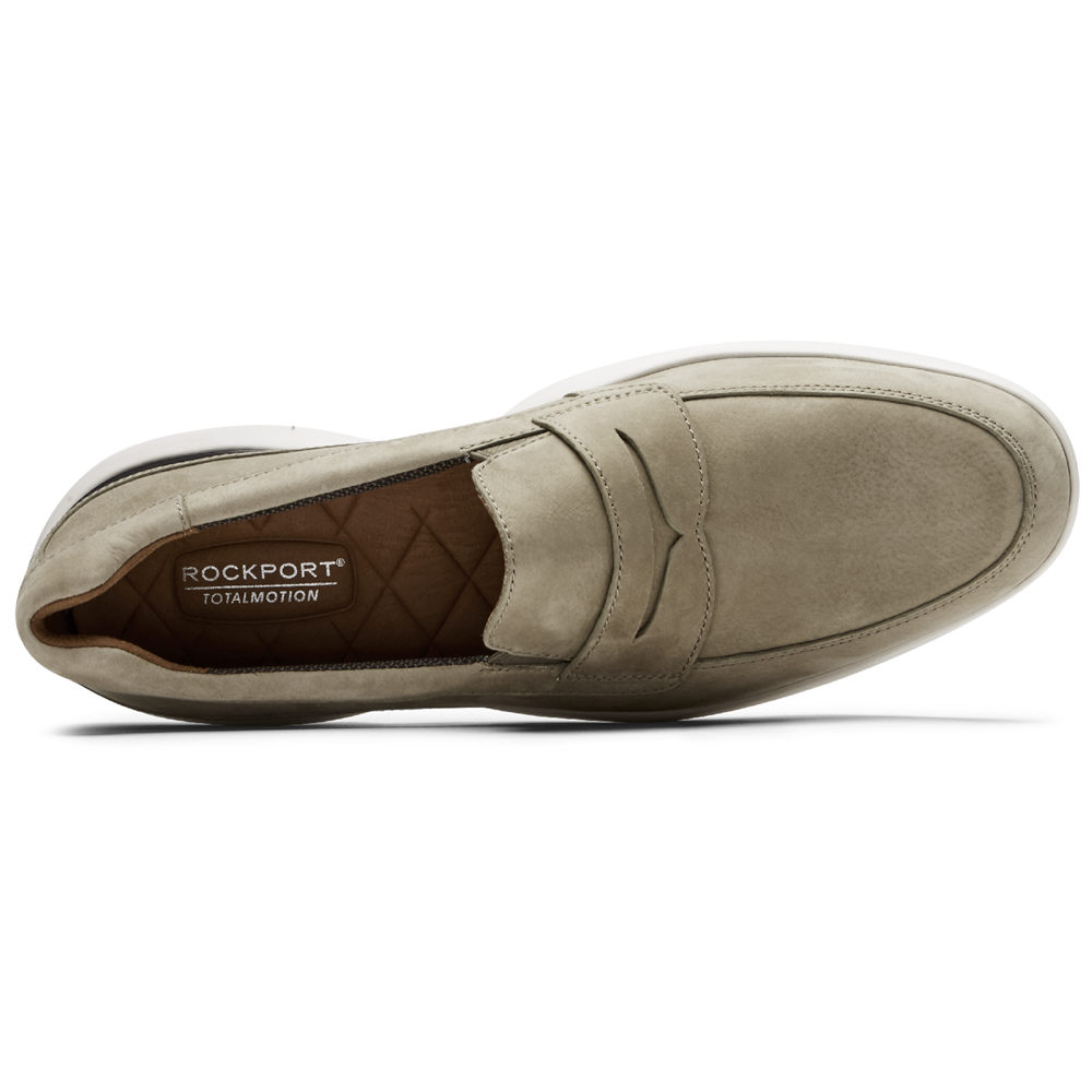 Mocassins Rockport Homem Verde Oliva - Total Motion Advance Penny - 34578XWFS